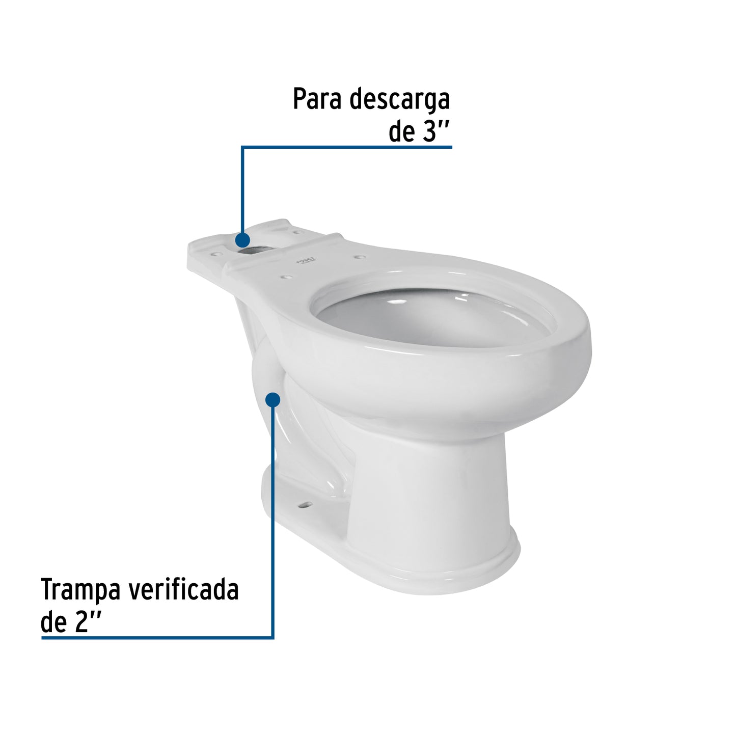 Taza Porcelana Profesional Blanco FOSET - Resistente para Taller