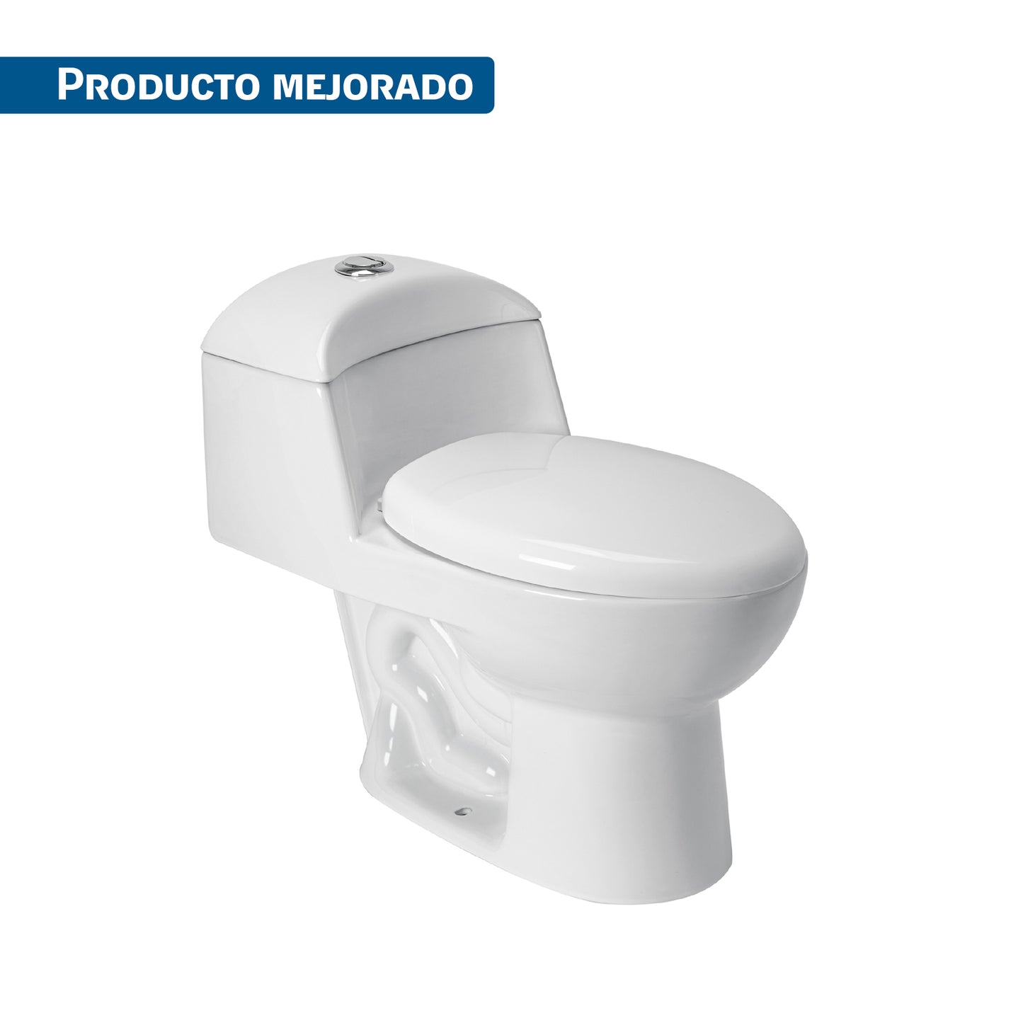 Sanitario One Piece Alargado Blanco FOSET 49135 - Porcelana Premium