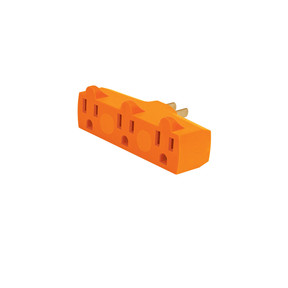 Multicontacto Triple Aterrizado Tipo Y Reforzado Volteck 127V 15A - Solución Segura para Múltiples Conexiones Eléctricas