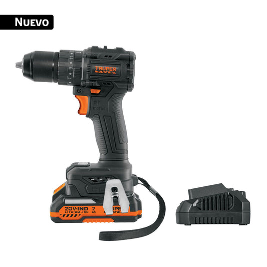 Rotomartillo Atornillador Inalámbrico Truper 20V Brushless 70 Nm 1/2" con Batería 2 Ah