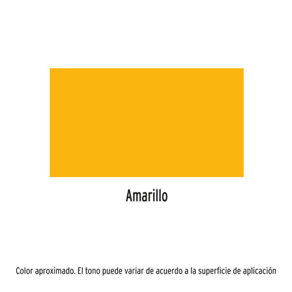Pintura Aerosol Amarillo PA-AM 400ml - Anticorrosión Secado Rápido para Metal Madera Plástico - Máxima Cobertura Libre de Plomo