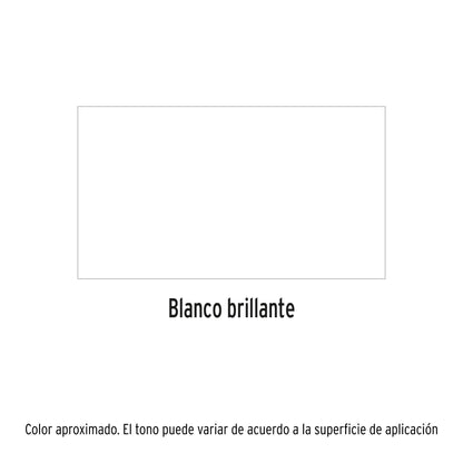 Pintura Aerosol Blanco Brillante 400ml PA-BB - Anticorrosión Secado Rápido para Metal Madera Plástico - Máxima Cobertura Sin Plomo
