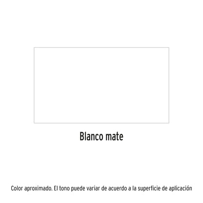 Pintura Aerosol Blanco Mate Anticorrosión 400ml - Secado Rápido para Metal Madera Plástico - TRUPER PA-BM