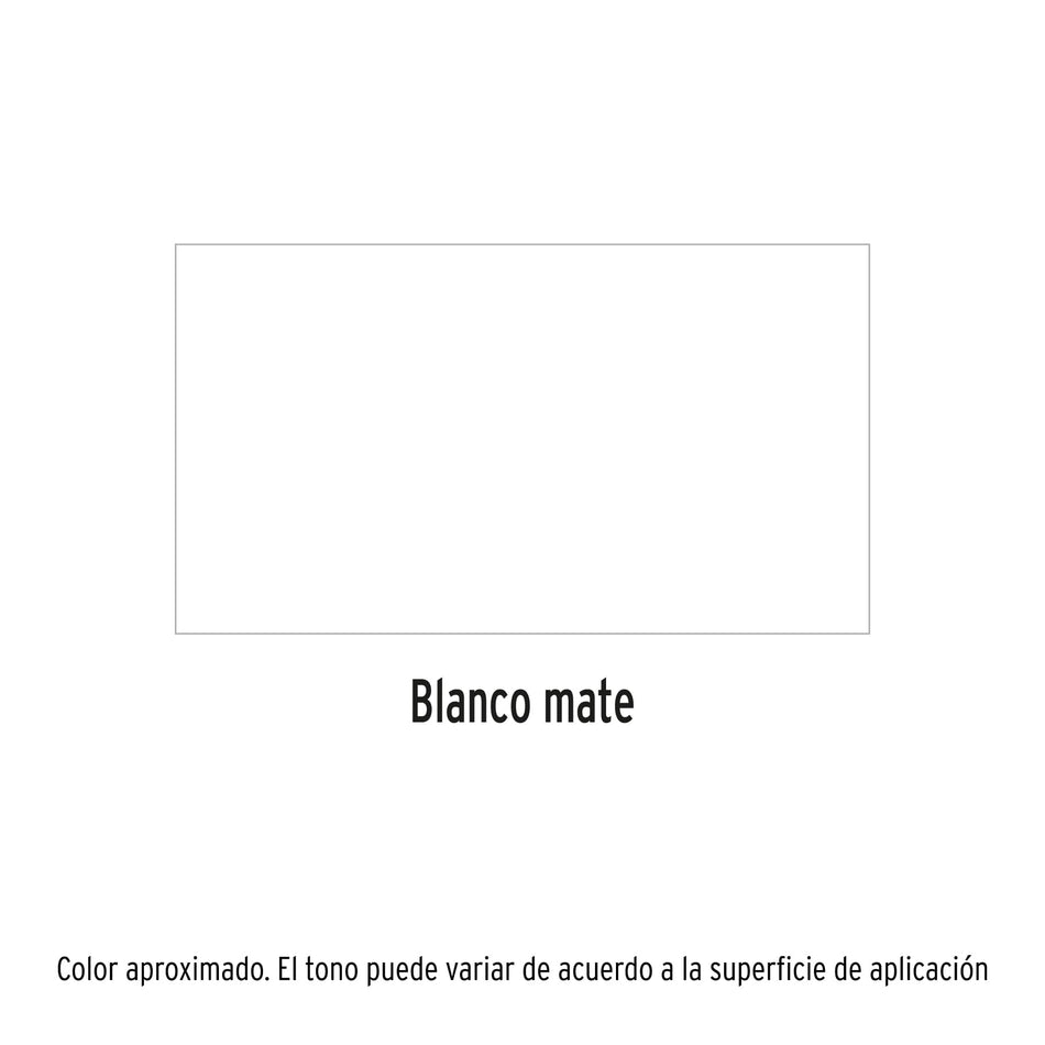 Pintura Aerosol Blanco Mate Anticorrosión 400ml - Secado Rápido para Metal Madera Plástico - TRUPER PA-BM