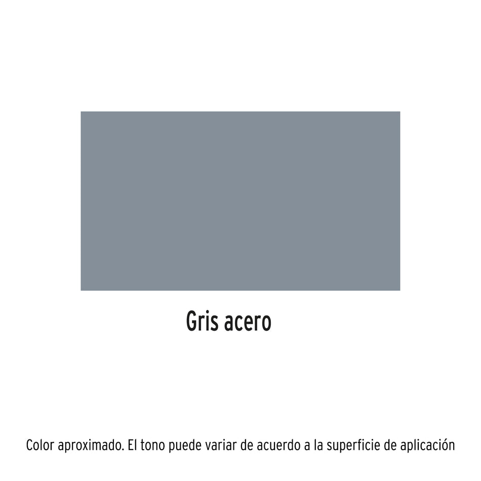 Pintura Aerosol Gris Acero PA-GA 400ml - Anticorrosión Secado Rápido para Metal Madera Plástico - Solución Profesional Decorativa