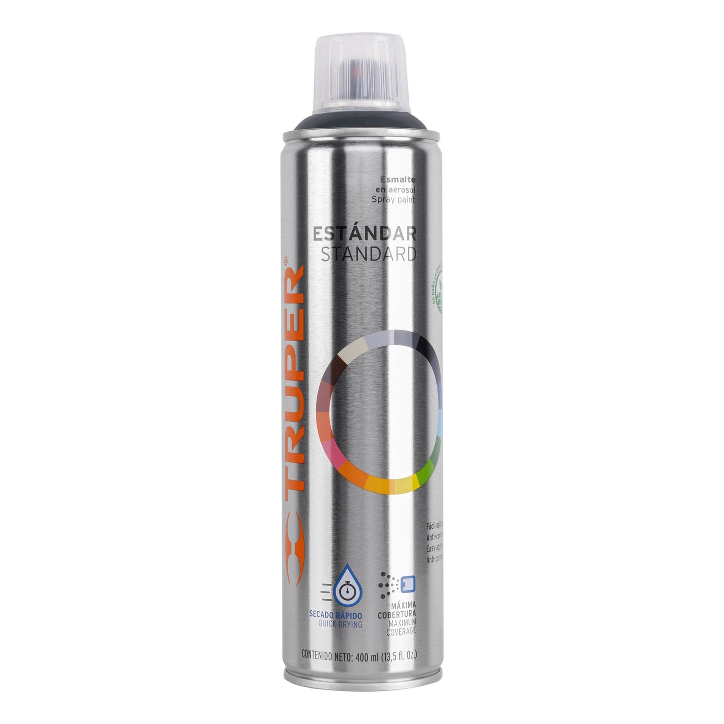 Pintura Aerosol Gris Obscuro PA-GO 400ml - Anticorrosión Secado Rápido para Metal Madera Plástico - Solución Profesional Manualidades