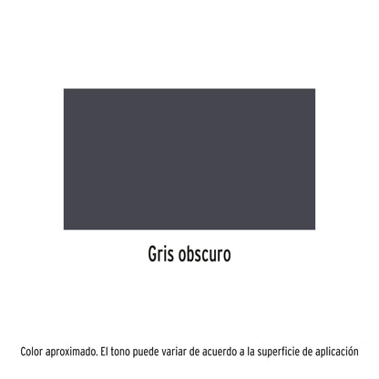Pintura Aerosol Gris Obscuro PA-GO 400ml - Anticorrosión Secado Rápido para Metal Madera Plástico - Solución Profesional Manualidades