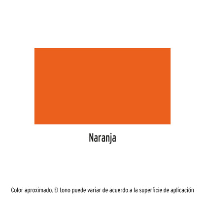 Pintura Aerosol Naranja 400ml PA-NA - Anticorrosión Secado Rápido Metal Plástico Madera - Solución Profesional Manualidades Arte Decoración