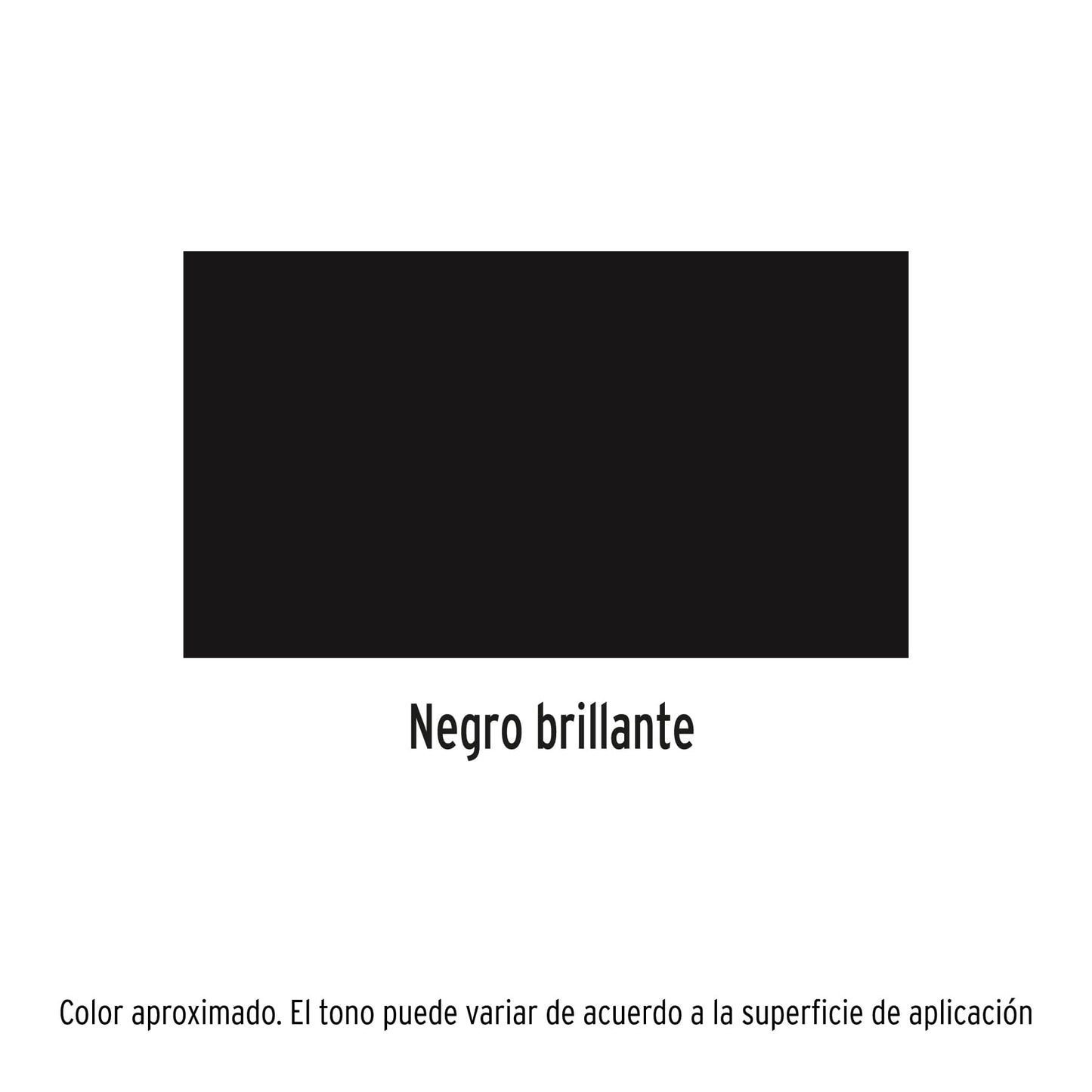 Pintura Aerosol Negro Brillante PA-NB 400ml - Anticorrosión Secado Rápido para Metal Madera Plástico - Truper