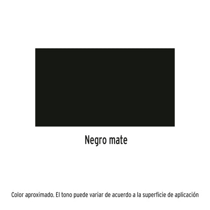 Pintura Aerosol Negro Mate Anticorrosión PA-NM 400ml - Secado Rápido para Metal Plástico Madera - Solución Profesional Antióxido