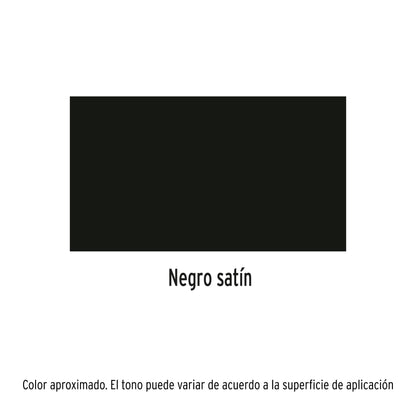 Pintura Aerosol Negro Satín PA-NS 400ml - Anticorrosión Secado Rápido para Metal Madera Plástico - TRUPER Profesional