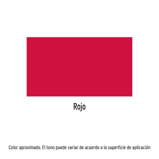 Pintura Aerosol Roja Anticorrosión Truper 400ml - Secado Rápido para Metal Madera Plástico