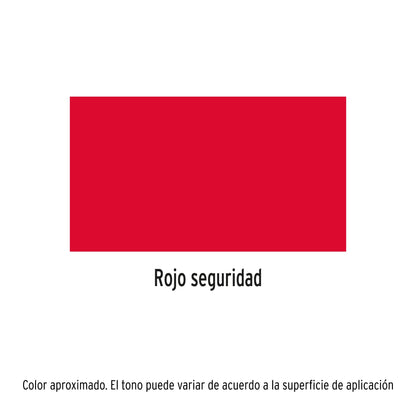 Pintura Aerosol Rojo Seguridad PA-RSG 400ml - Anticorrosión Secado Rápido para Metal Madera Plástico