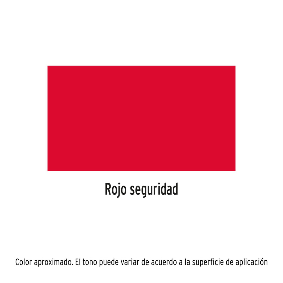 Pintura Aerosol Rojo Seguridad PA-RSG 400ml - Anticorrosión Secado Rápido para Metal Madera Plástico