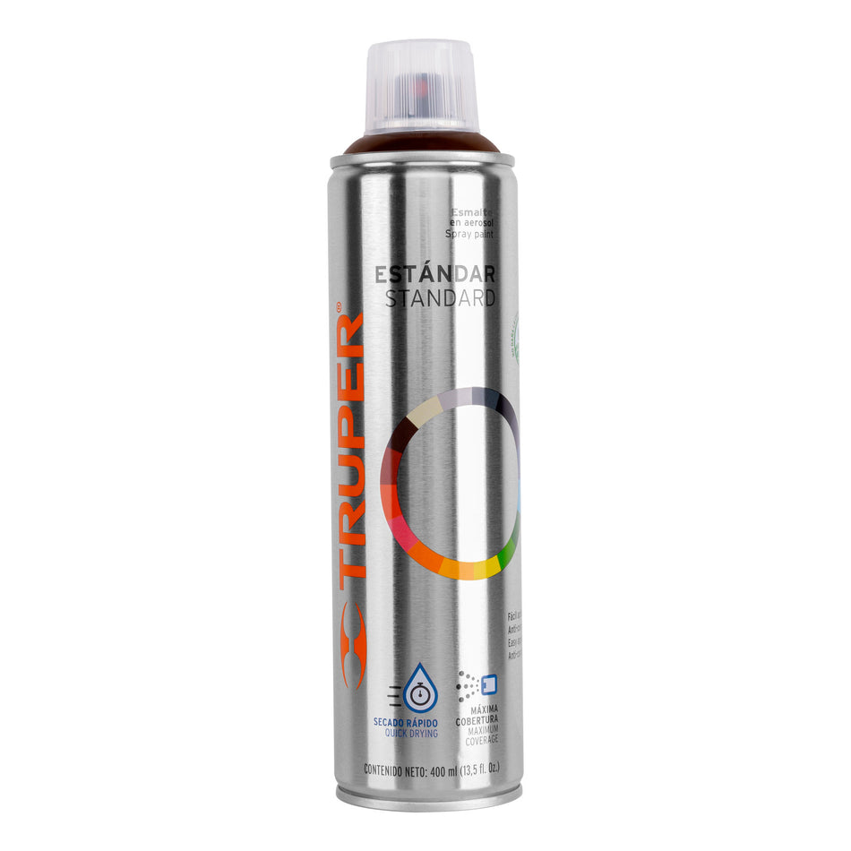 Pintura Aerosol Tabaco PA-TA 400ml - Anticorrosión Secado Rápido para Metal Madera Plástico - Solución Profesional Decorativa