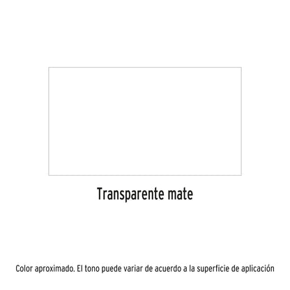Pintura Aerosol Transparente Mate 400ml PA-TRM - Anticorrosión Secado Rápido Metal Plástico Madera