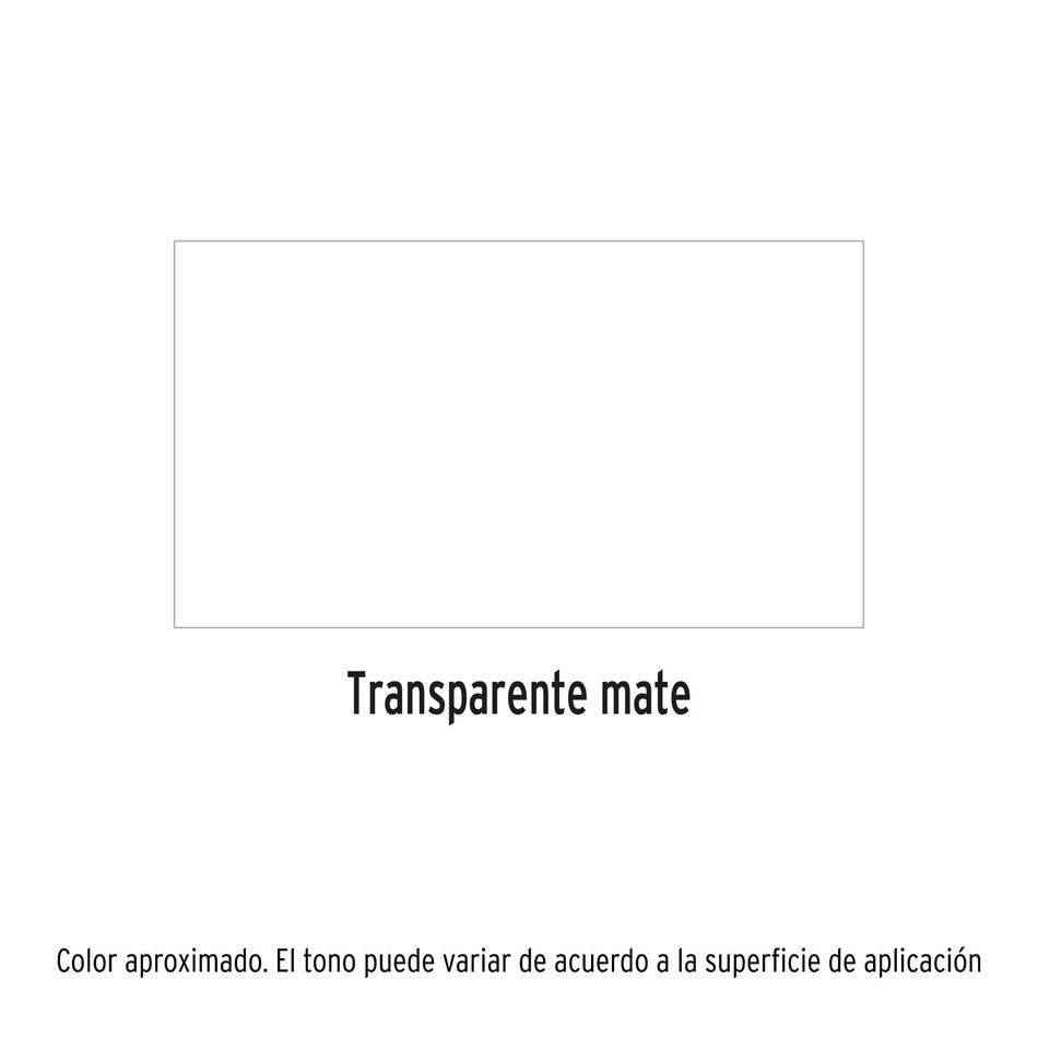 Pintura Aerosol Transparente Mate 400ml PA-TRM - Anticorrosión Secado Rápido Metal Plástico Madera