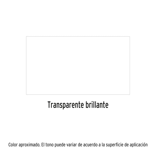 Pintura Aerosol Transparente Brillante 400ml PA-TR - Protección Anticorrosión Secado Rápido para Metal Madera Plástico