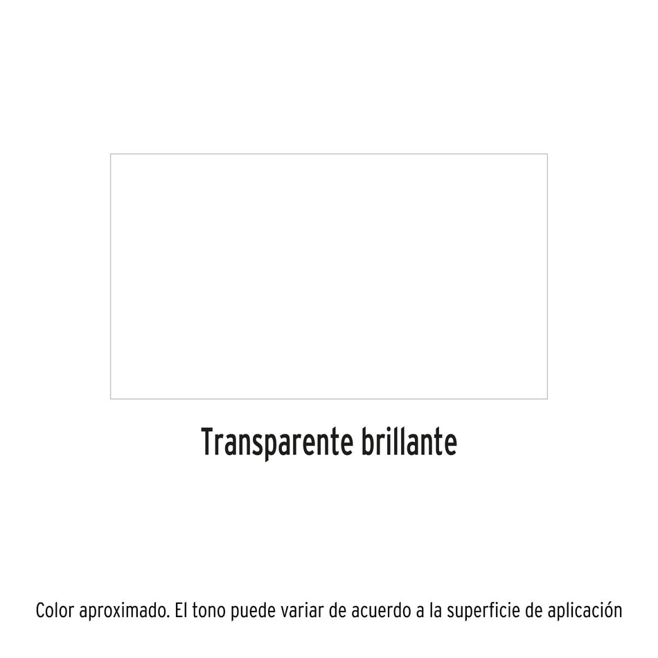 Pintura Aerosol Transparente Brillante 400ml PA-TR - Protección Anticorrosión Secado Rápido para Metal Madera Plástico