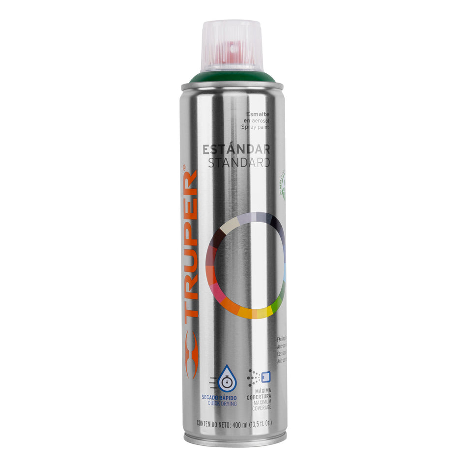 Pintura Aerosol Verde Hoja PA-VH 400ml - Anticorrosión Secado Rápido para Metal Madera Plástico