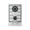 Parrilla Gas Empotrable 30cm FOSET - 2 Quemadores Acero Inoxidable con Encendido Electrónico