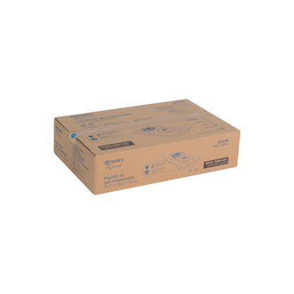 Parrilla Gas Empotrable 30cm RIVIERA - 2 Quemadores Vidrio Negro con Encendido Electrónico y Doble Flama