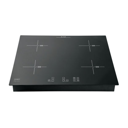 Parrilla Inducción Empotrable RIVIERA 60cm 4 Quemadores Vidrio Templado - Control Táctil Profesional