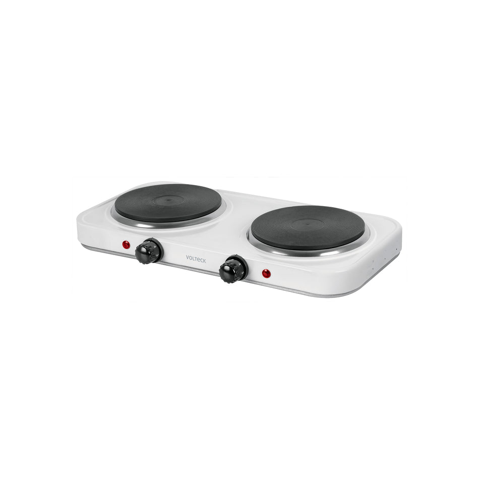 Parrilla Eléctrica VOLTECK 2 Quemadores Disco - Cocción Uniforme Sin Gas - PAEL-2CD