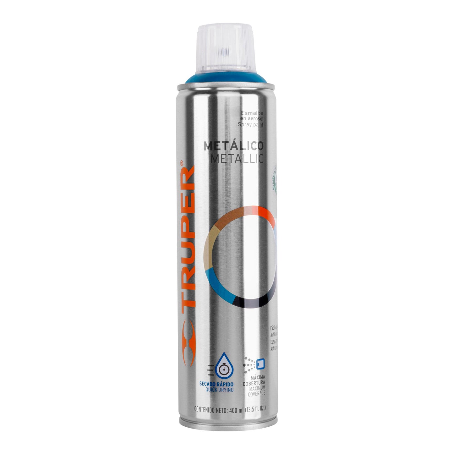 Pintura Aerosol Azul Metálico 400ml PAM-AZ - Anticorrosión Secado Rápido para Metal Madera Plástico