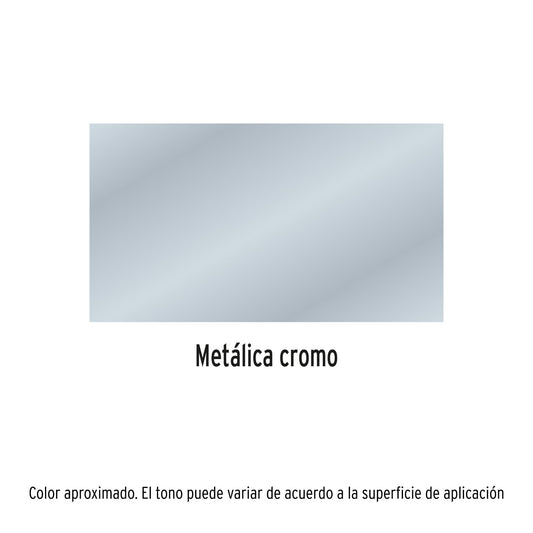 Pintura Aerosol Cromo Metálico PAM-CR 400ml - Anticorrosión Secado Rápido para Metal Plástico Madera