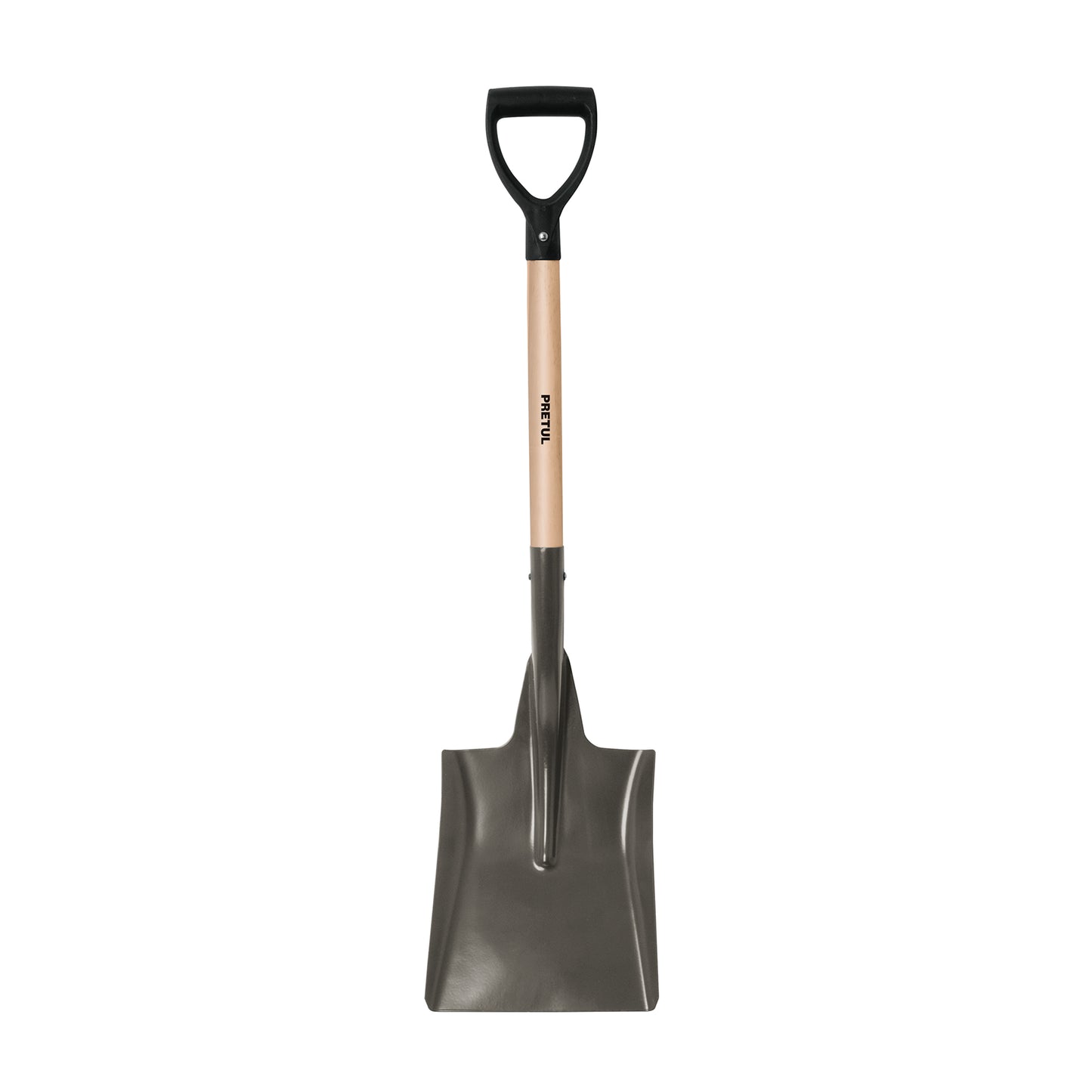 Pala Cuadrada Pretul PCD-X Mango 28" Puño Y - Herramienta Profesional para Excavación y Construcción