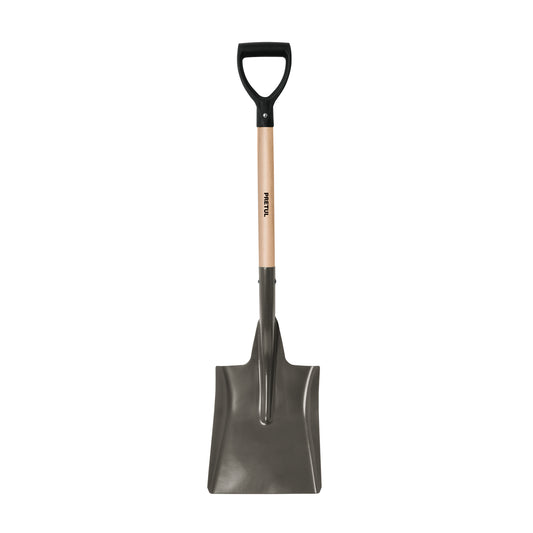 Pala Cuadrada Pretul PCD-X Mango 28" Puño Y - Herramienta Profesional para Excavación y Construcción