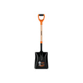 Pala Cuadrada #4 Truper T-2000 Tipo Español con Puño Y Comfort Grip - Cabeza 35% Más Grande para Excavación Profesional y Jardinería - Mango Reforzado de Madera - Modelo PCS-4P