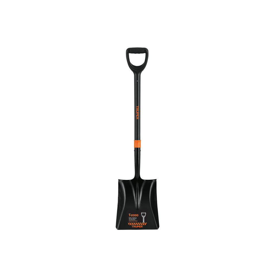 Pala Cuadrada T-2000 Truper Fibra de Vidrio - Herramienta Profesional Indestructible para Excavación y Construcción