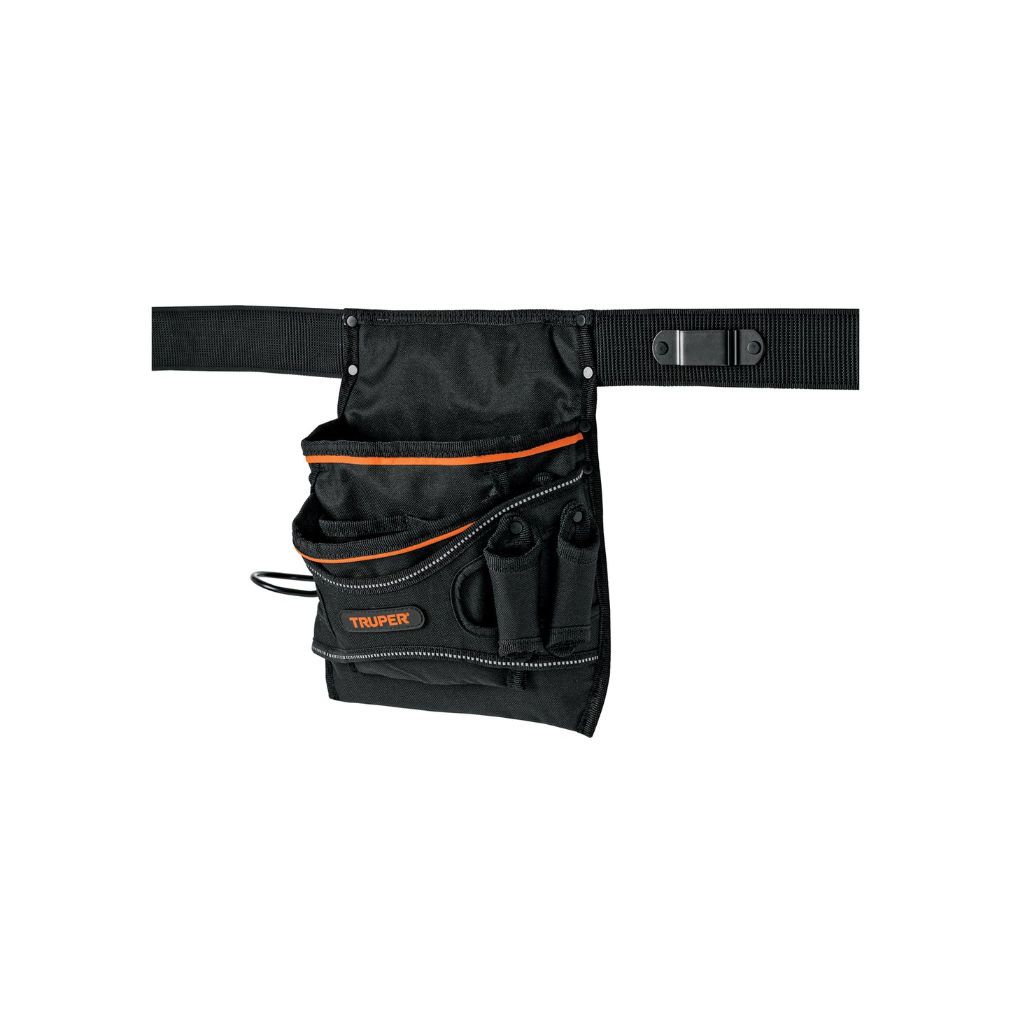Porta Herramientas Profesional Truper 13 Compartimentos - Poliéster 600D Resistente al Agua - Organiza y Protege Herramientas