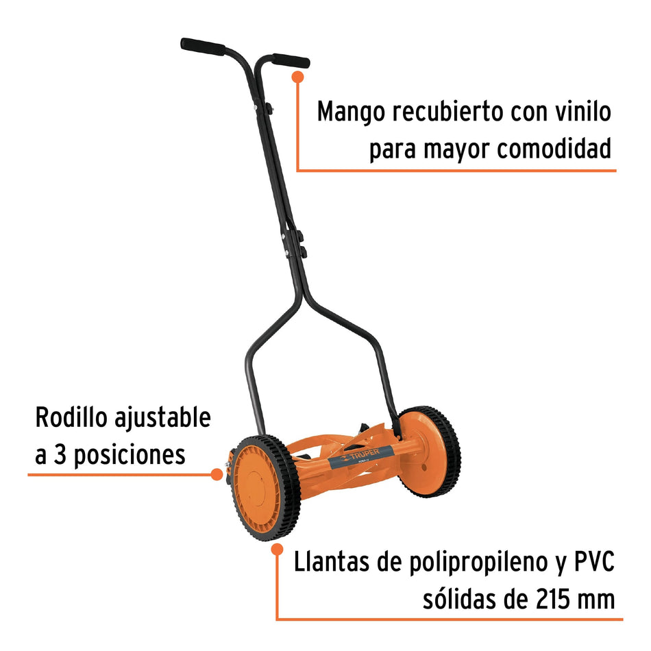 Podadora manual, 14" de corte, Truper Jardineria Jardinero Casa Hogar