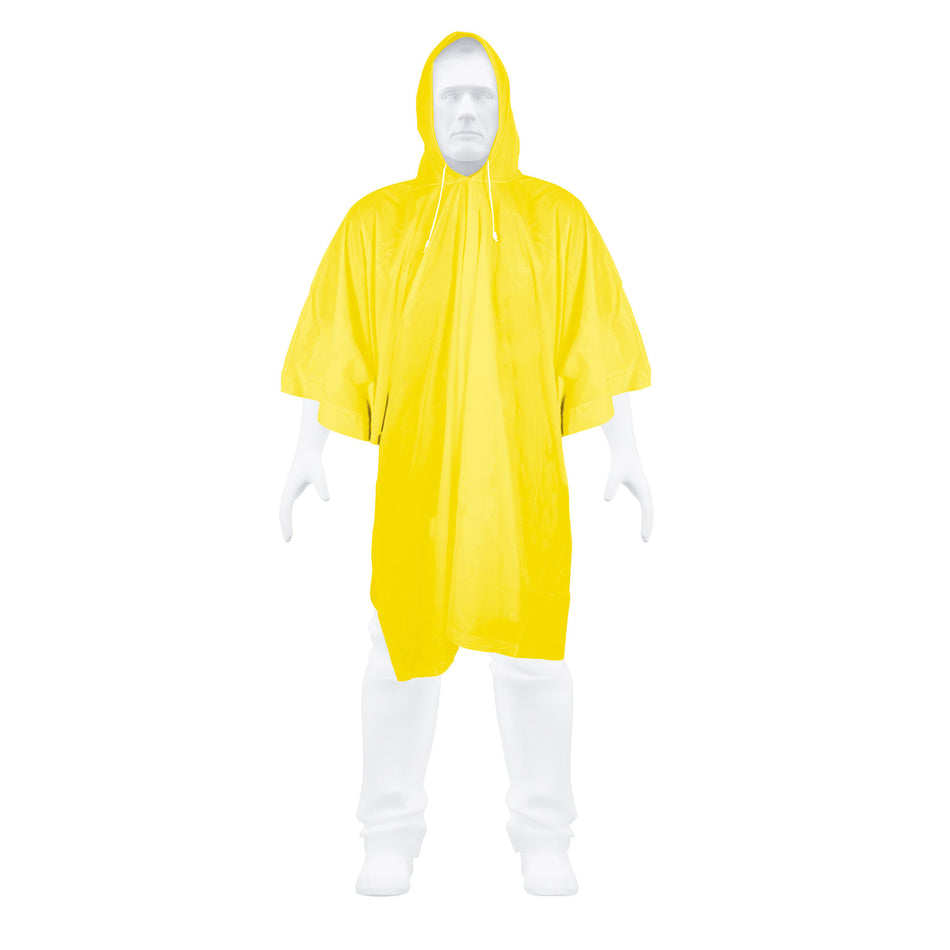 Poncho o capamanga de PVC, Truper "Impermeable de capucha o Mangas", Chubasquero, Gabardina