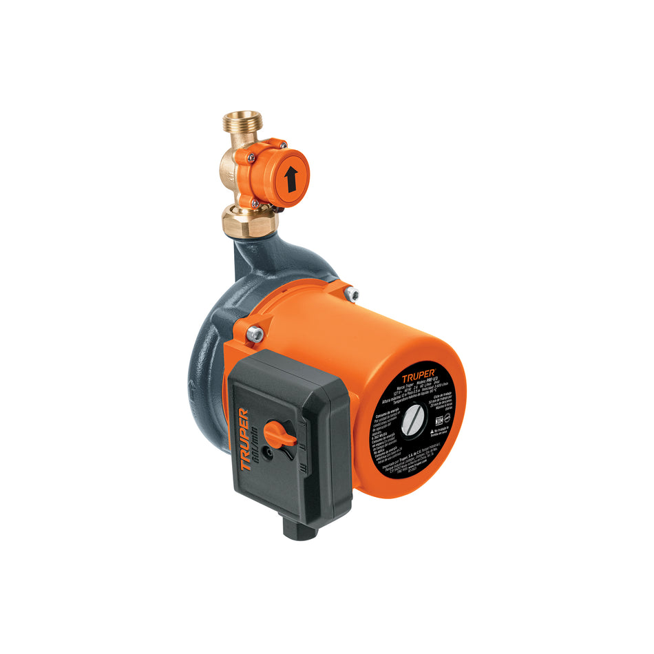 Bomba Presurizadora TRUPER 1/3 HP con Sensor Regulable - Solución Definitiva para Baja Presión de Agua Doméstica - 60 L/min - PRE-1/3