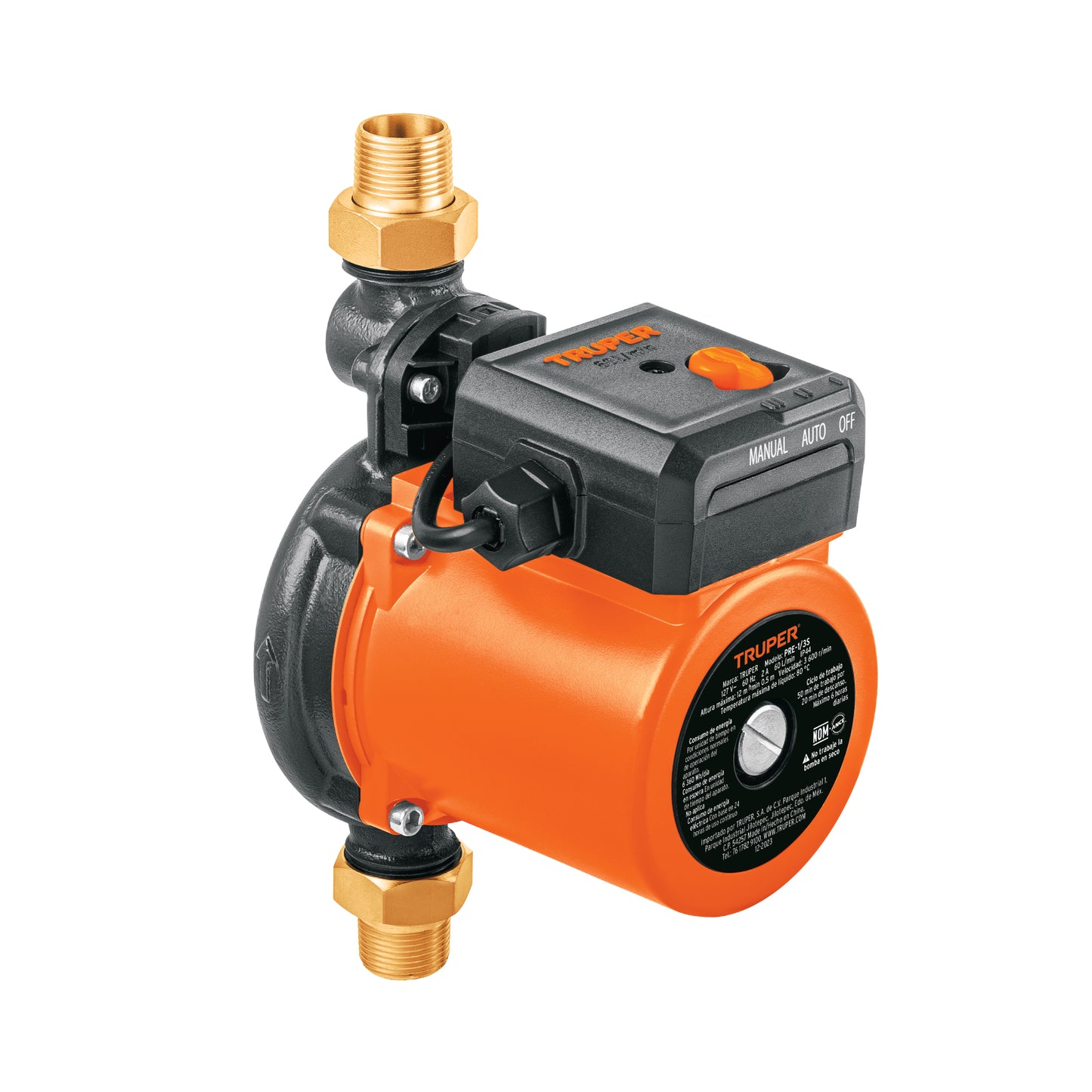 Bomba Presurizadora TRUPER 1/3 HP PRE-1/3S - Solución Definitiva para Baja Presión de Agua Doméstica