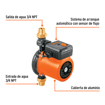 Bomba Presurizadora TRUPER 1/3 HP PRE-1/3S - Solución Definitiva para Baja Presión de Agua Doméstica