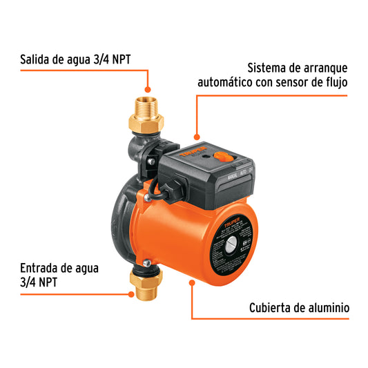 Bomba Presurizadora TRUPER 1/3 HP PRE-1/3S - Solución Definitiva para Baja Presión de Agua Doméstica