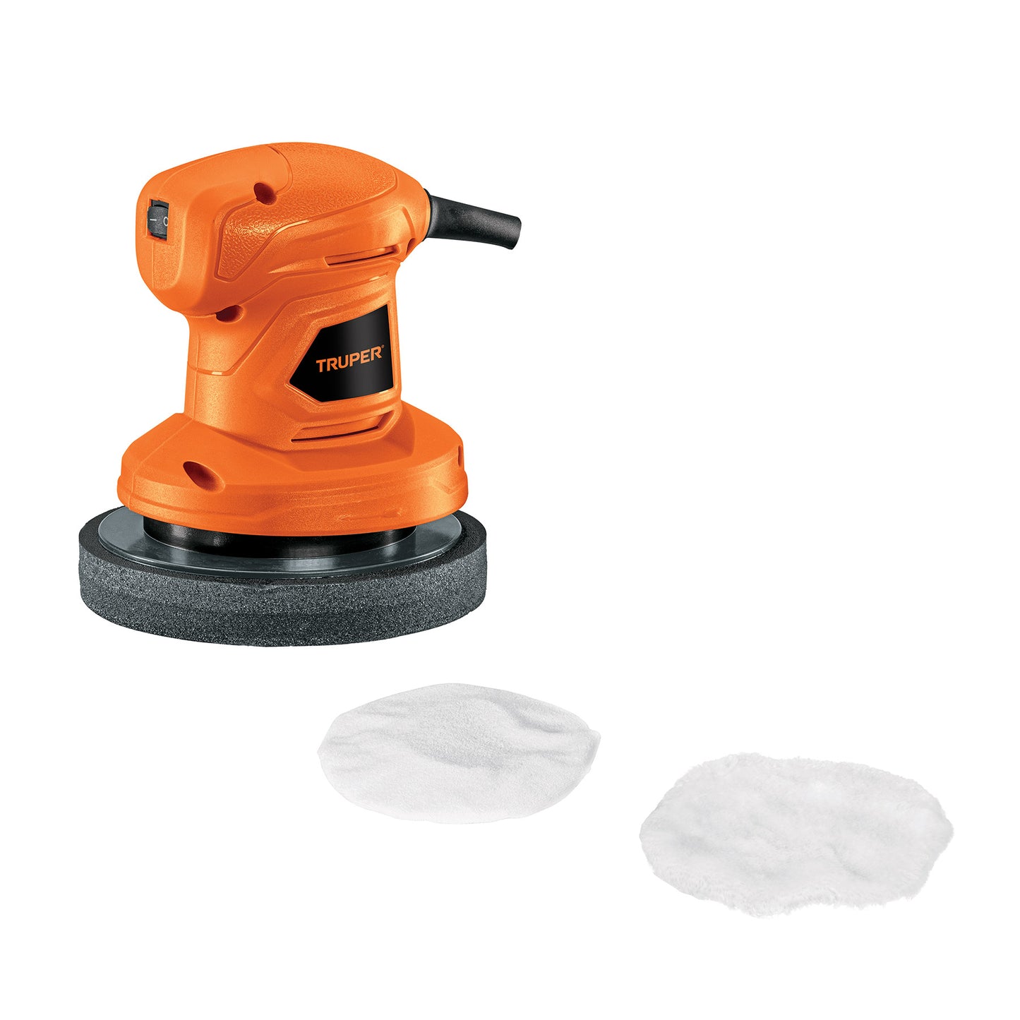 Pulidora Roto-Orbital TRUPER PRO 6" 45W - Elimina Rayones y Remolinos sin Dañar Pintura - Compacta Una Mano PULA-6AM