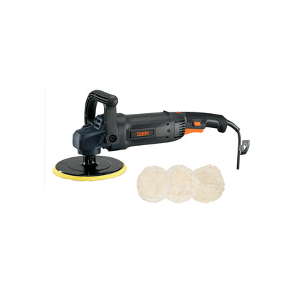 Pulidora Rotativa TRUPER 7 Pulgadas 1200W PULA-7N - Solución Profesional para Pulido y Encerado de Pinturas, Metales y Fibra de Vidrio - Motor Industrial con Velocidad Variable