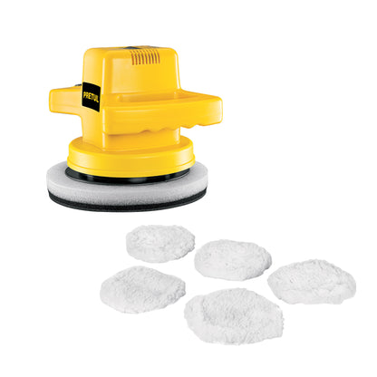 Pulidora Roto-Orbital PRETUL 10 Pulgadas 110W - Elimina Rayones y Remolinos en Pintura Automotriz, Metal y Fibra de Vidrio - Movimiento Orbital 3000 RPM - PULA-P