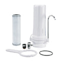 Purificador de Agua Sobre Tarja FOSET PURA-P2 - Elimina 99.9% Bacterias y Cloro - Carbón Activado con Plata Coloidal - Fácil Instalación