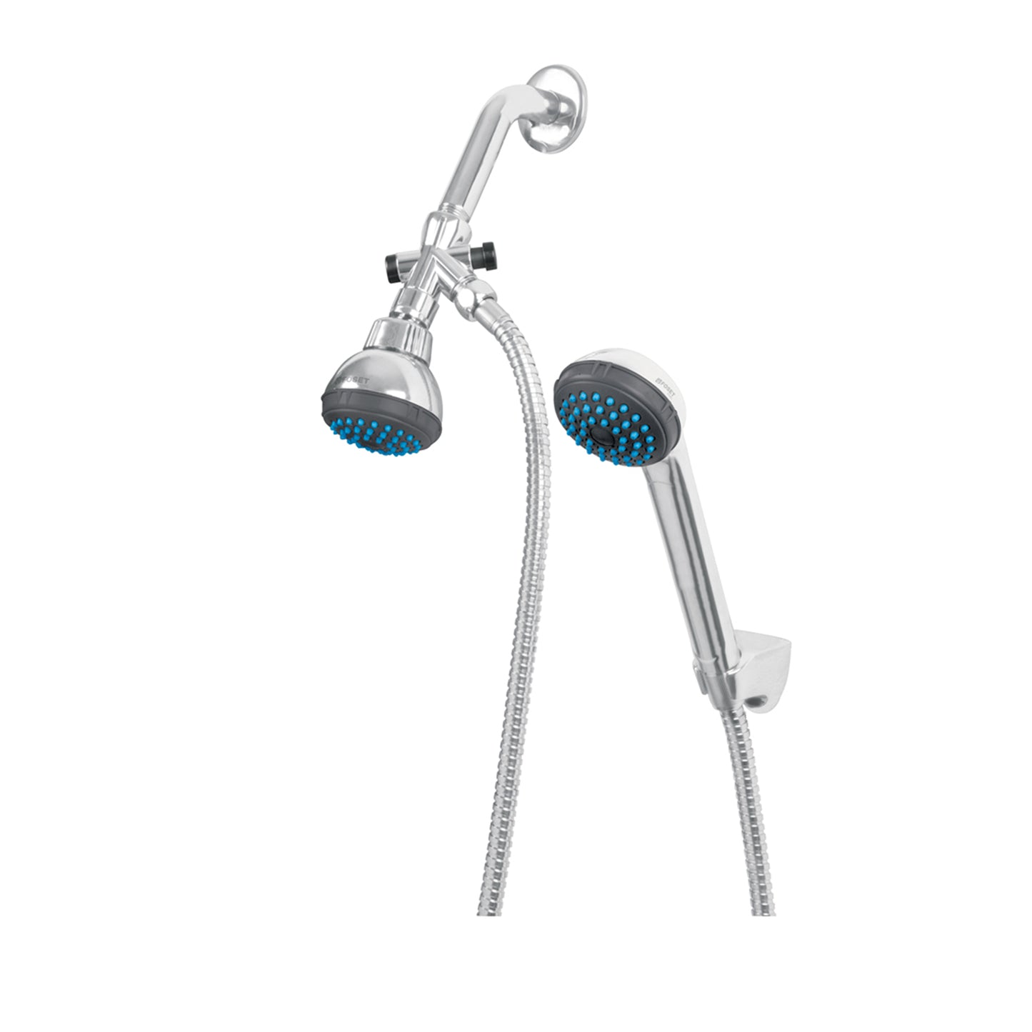 Regadera para Baño 2.5" con Extensión Tipo Teléfono FOSET BASIC
