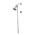 Regadera Doble Fija y Teléfono FOSET 5 Funciones AQUA 3-1/4" | Cable Flexible