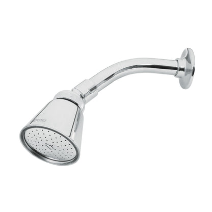 Regadera de Ducha Redonda 2-3/4 Pulgadas Latón Cromado con Brazo y Chapetón AERO FOSET