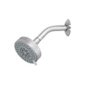 Regadera 5 Funciones con Brazo Ajustable 4" Satín FOSET ELEMENT
