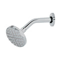 Regadera FOSET 4" Cromada con Brazo Ajustable | Plato Redondo